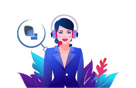 Girl with headphones vector images